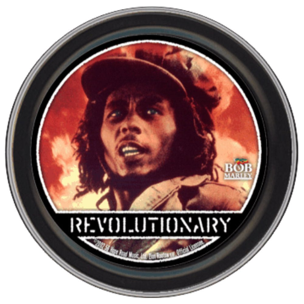 BOB MARLEY ボブマーリー (生誕 80年 ) - Revolutionary Round Stash Tin / スタッシュ缶 / グッズ - PGS